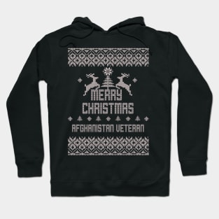 Merry Christmas AFGHANISTAN VETERAN Hoodie